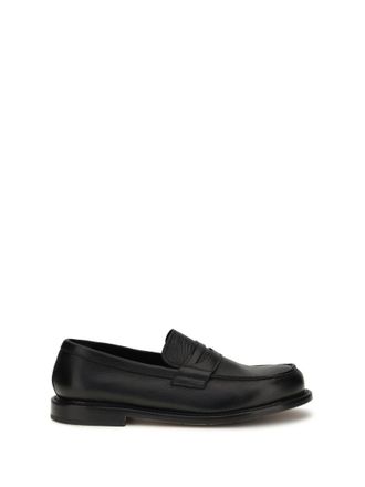 Premiata Black Leather Loafers