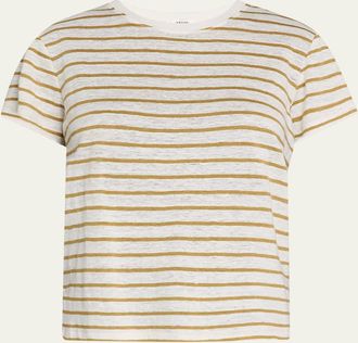 Frame Denim Linen Baby Tee