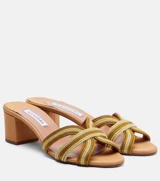 Aquazzura Day Dream woven sandals