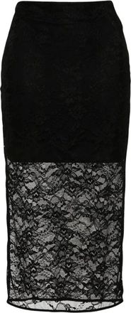 Patrizia Pepe Gonna Midi - - Skirts - Donna - Nero - S