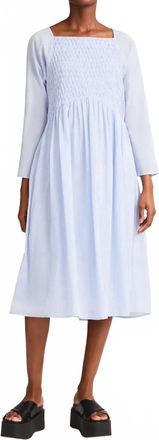 Merlette Washington Midi Dress In Chambray