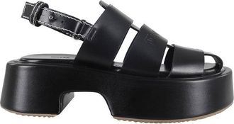 J.W.Anderson Cage Design Black Platform Sandal