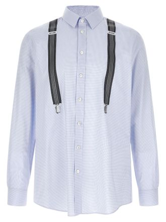Moschino Mens Trompe-Loeil Print Shirt