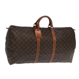 Louis Vuitton Tweedehands Canvas handtassen - Dames - Pre-owned - Bruin - Maat: ONE Size Leer