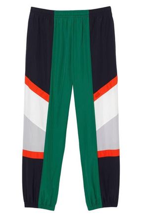 Lacoste Relaxed Fit Colorblock Joggers in Roquette/Multico at Nordstrom, Size 3