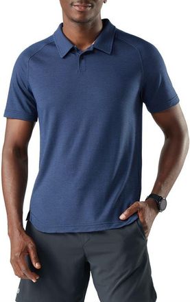 Smartwool Active Mesh Performance Polo in Nightfall Deep Navy at Nordstrom, Size Xx-Large