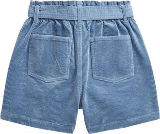 Polo Ralph Lauren Paperbag Flat Front Denim Shorts - Blue