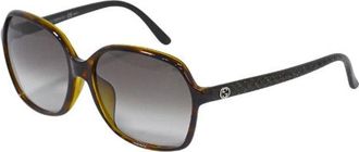 Gucci Pre-owned Accessories, female, Brown, Size: ONE SIZE Pre-owned Plastic Sunglasses