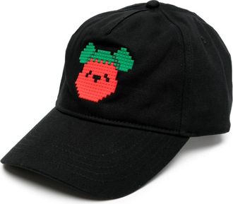 Mostly Heard Rarely Seen Slice Of Melon Bear cap - men - Cotton - One Size - Black