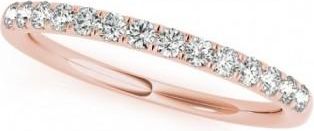 Allurez Diamond Wedding Ring Band 14k Rose Gold (0.23ct)