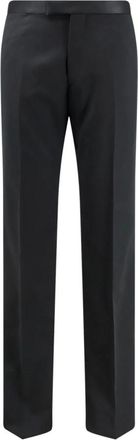 Tagliatore Sfbr 18A01 Broek - Heren - Nette broeken - Zwart - L - Wol - Broeken