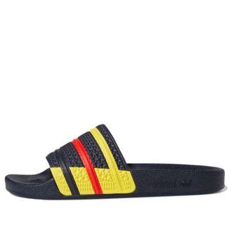 adidas Adilette Slide Legend Ink Red Yellow H05238
