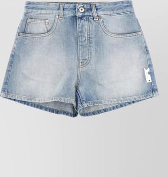 Off-white doll regular fit shorts belt loops