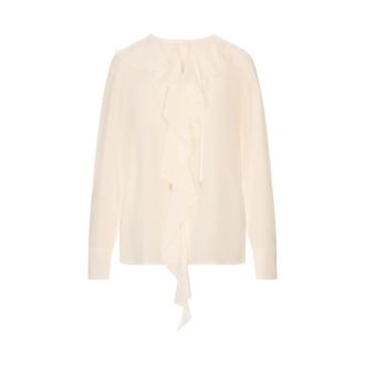 Max Mara Blouses, female, Beige, Size: XS Mstepica Blouse