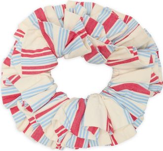 Damson Madder Garter Scrunchie in Ivory Multi at Nordstrom