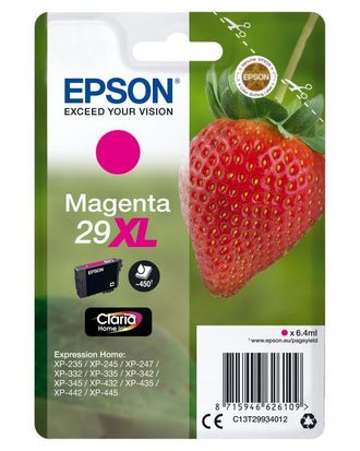 Epson Strawberry C13t29934022 Cartucho De Tinta 1 Pieza(s) Original Alto Rendimiento (xl)