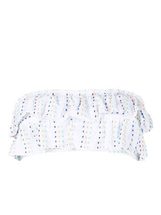 Solid & Striped The Kaia bardot ruffle bikini top - Yellow