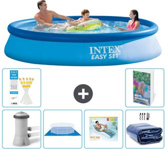 Intex Piscina Easy Set Redonda - 366x76 Cm - 7-piezas S345