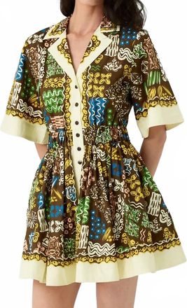 Alemais Minnie Mini Dress In Multi