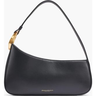 DKNY Jersey Shoulder in Blk/gold at Nordstrom