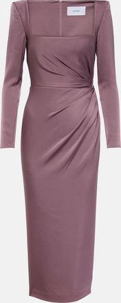 Alex Perry Satin midi dress