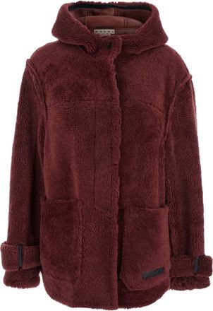 Marni Giacca con cappuccio - Rosso