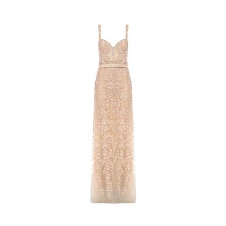 Genny Special Dress Embroidery Small Flower 3D - female - Genny - Maxi Dresses - Pink - XS - Dresses