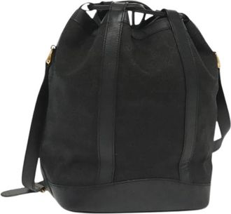 Gucci Pre-owned Canvas gucci-bags - Dames - Vintage Tas - Zwart - ONE Size - Vintage