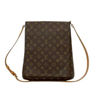 Louis Vuitton Pre-owned Cross Body Bags, female, Brown, Size: ONE SIZE Pre-owned Fabric Crossbody Bag