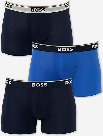 HUGO BOSS 3 Pack Power Boxer Brief - Blue