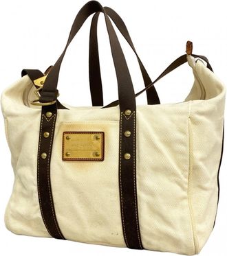 Louis Vuitton Beige Tote Bag (Pre-Owned)