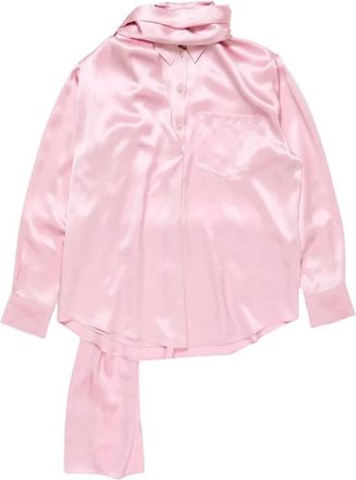 Acne Studios Pastel Pink Shirt - Dames - Blouses - Roze - S - Overhemden
