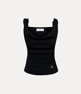 Vivienne Westwood Anna Top Rib Jersey Black S Women