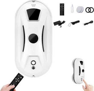 No Brand Limpiador De Duchas Y Ventanas, Robot Inteligente Autom&aacute;tico De Limpieza De Ventanas: Detecci&oacute;n De Bordes, Sistema De Pulverizaci&oacute;n Inteligente Y Bril