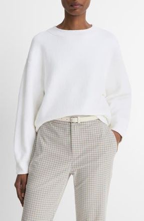 Vince Boucl&eacute; Crewneck Sweater in Optic White at Nordstrom Rack, Size X-Large