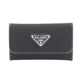 Prada Pre-owned Accessories, female, Black, Size: ONE SIZE Pre-owned Keycase