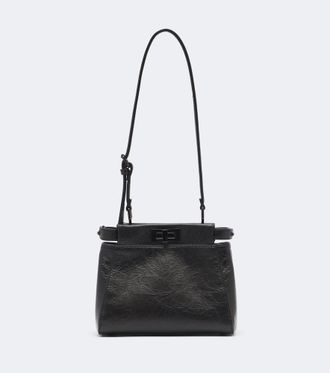 Fendi Shopper Peekaboo Mini in pelle