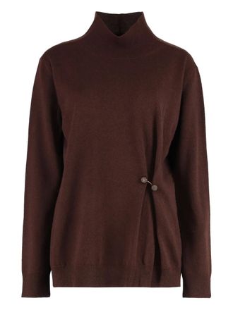 Fabiana Filippi Maglione a collo alto - Marrone
