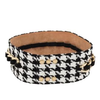 Balmain Pre-owned Fabric belts - female - Balmain Pre-owned - Vintage Belts - Black - ONE SIZE - Pre-owned