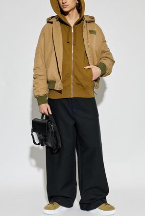 Alexander McQueen Sweatshirt With Logo, Mens, Brown