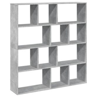 Berkfield Home Book Cabinet Concrete Grey 132x29x141.5 cm Engineered Wood