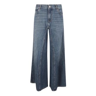 Pinko Jeans Winona Wide Leg - - Jeans - Donna - Blu - W27