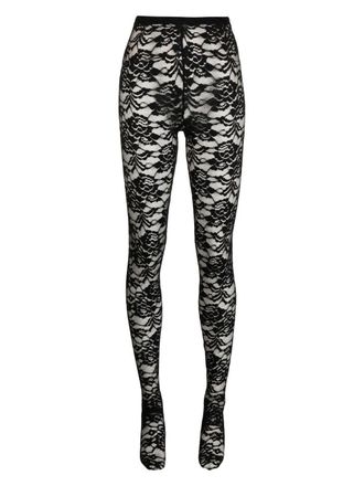 We11done Panty met patroon - Zwart