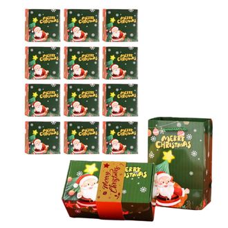 OEM Caja Sorpresa Navide&ntilde;a Plegable, Para Regalos De Hasta 12 Personas