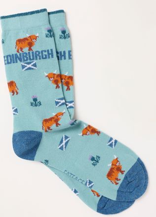 Fat Face FatFace Green Haze Edinburgh Socks