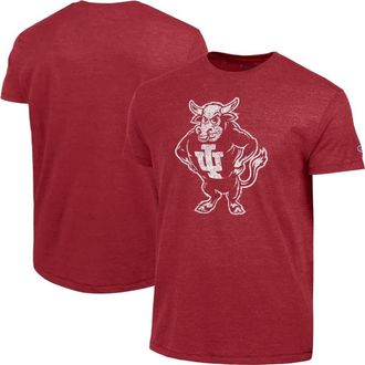 Champion Mens Champion Crimson Indiana Hoosiers Vintage Triumph Tri-Blend T-Shirt at Nordstrom, Size Medium