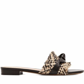 Alexandre Birman Womens Clarita Basket Sandal In Brown