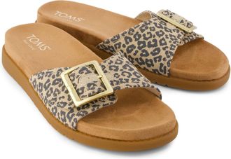 Toms Marin Slide Dames Luipaard Sandalen