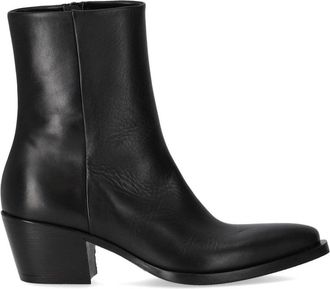 Strategia Black Heeled Ankle Boot