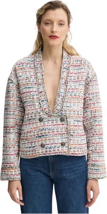 Munthe Flint Jas - Dames - Blazers - Veelkleurig - S - Polyester - Jassen